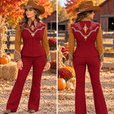 Saddle & Rose Showmanship Suit (L)
