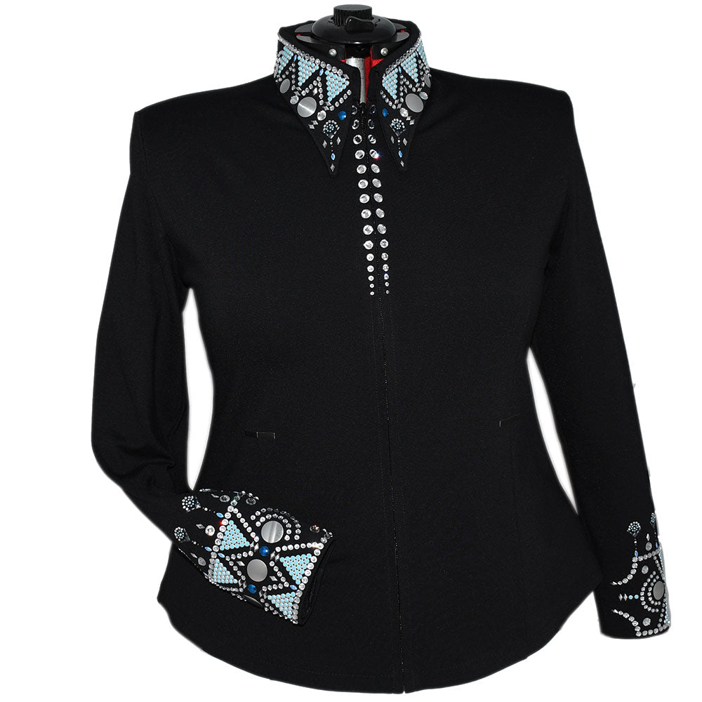 Show Clothes - Turquoise All Day Jacket (4X) - Lisa Nelle