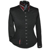 Show Clothes - Gray with Red Show Shirt (M) - Lisa Nelle