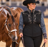 Show Clothes - Midnight Scroll All Day Shirt (3X) - Lisa Nelle