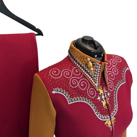 Saddle & Rose Showmanship Suit (L)