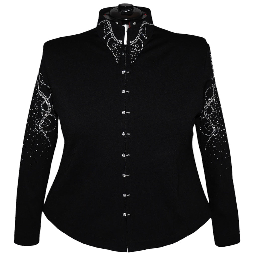 Show Clothes - Crystal Elegance All Day Jacket (2X/3X Petite) - Lisa Nelle