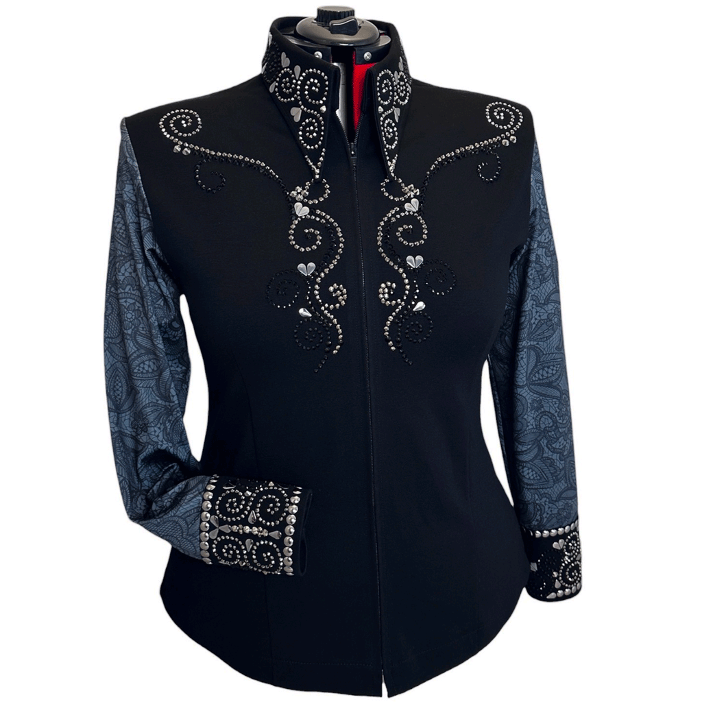 Show Clothes - Midnight Scroll All Day Shirt (3X) - Lisa Nelle