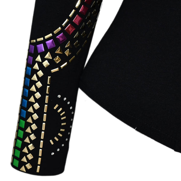 Show Clothes - Jewel Tones Show Shirt (M) - Lisa Nelle