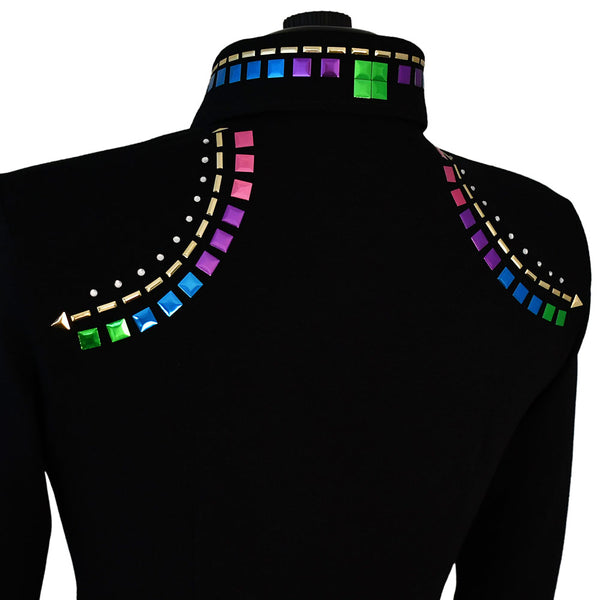Show Clothes - Jewel Tones Show Shirt (M) - Lisa Nelle