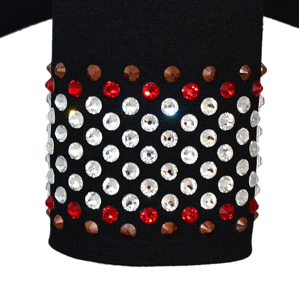 Show Clothes - Rose Gold and Ruby Show Shirt (XS/S) - Lisa Nelle