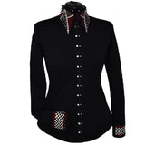 Show Clothes - Rose Gold and Ruby Show Shirt (XS/S) - Lisa Nelle