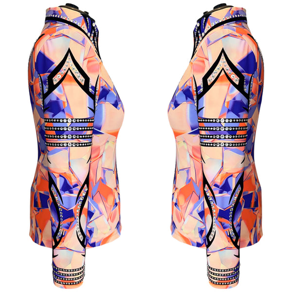Violet Voltage Show Shirt (XL/1X)