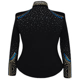 Show Clothes - Blue and Gold All Day Jacket (2X) - Lisa Nelle