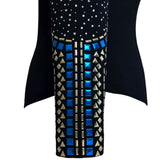 Show Clothes - Blue and Gold All Day Jacket (2X) - Lisa Nelle
