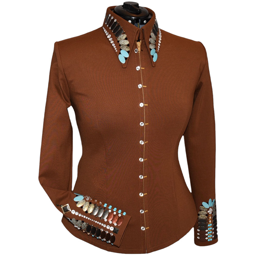 Show Clothes - Chestnut Cinnamon All Day Jacket (M/L) - Lisa Nelle