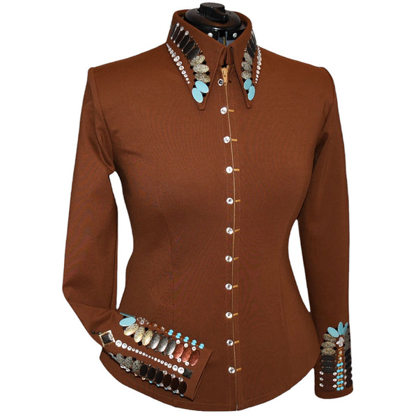 Show Clothes - Chestnut Cinnamon All Day Jacket (M/L) - Lisa Nelle