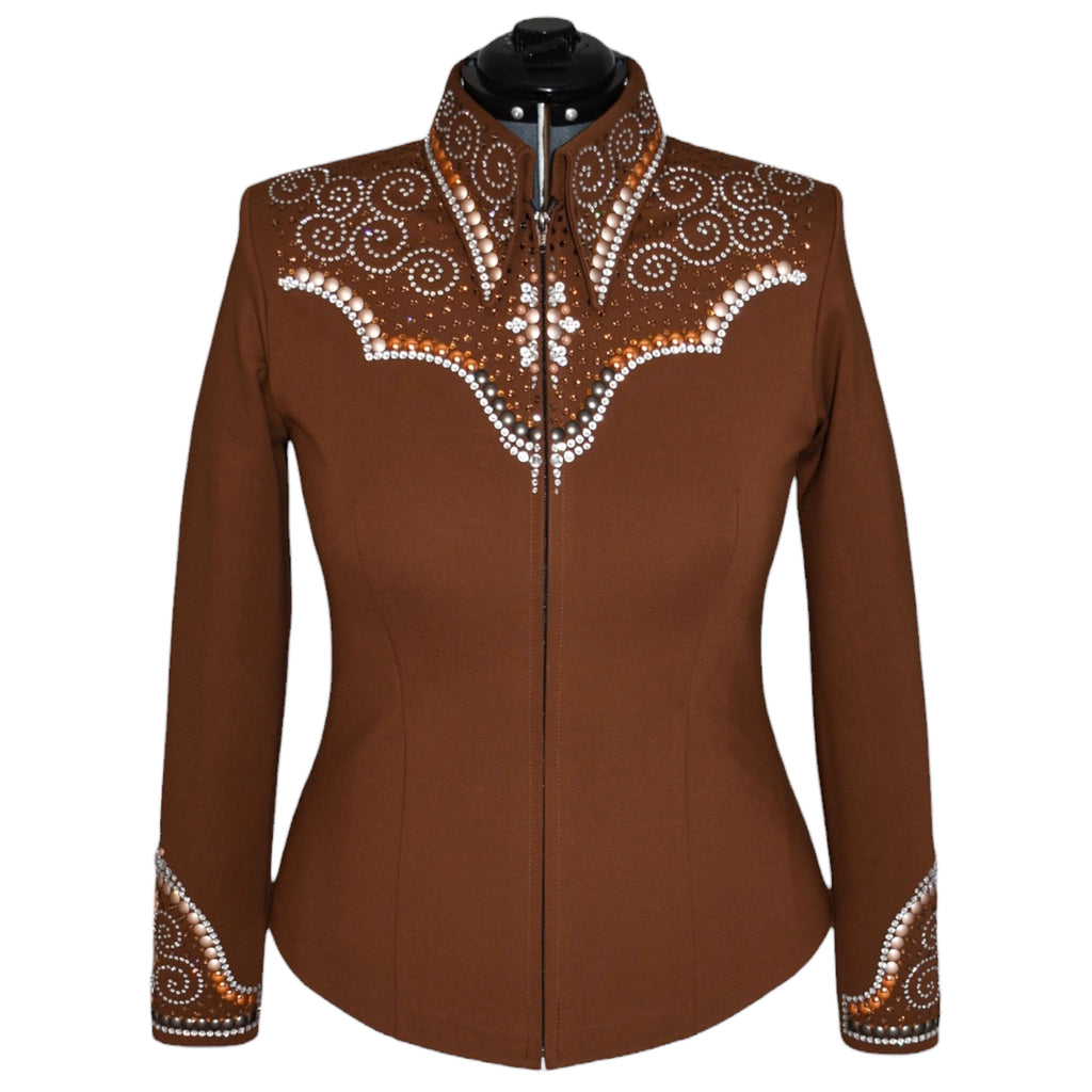 Show Clothes - Mocha Showmanship Suit (L) - Lisa Nelle