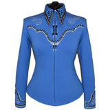 Blue Western Show Shirt (M)