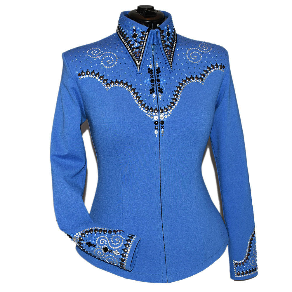 Blue Western Show Shirt (M)