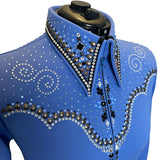 Blue Western Show Shirt (M)