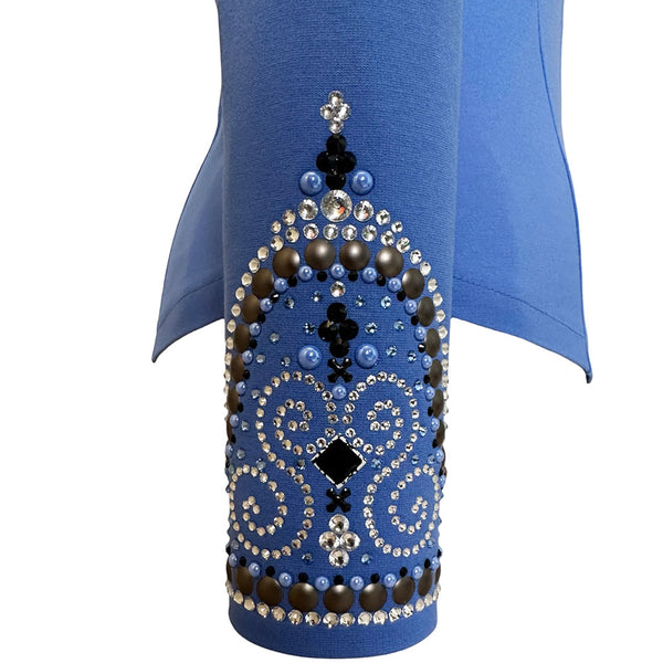 Blue Western Show Shirt (M)