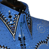 Blue Western Show Shirt (M)