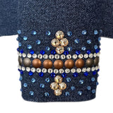 Show Clothes - Denim and Leather Show Shirt (2X) - Lisa Nelle