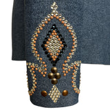 Denim Western Show Shirt (3X/4X)