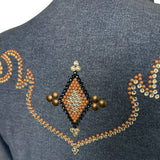 Denim Western Show Shirt (3X/4X)