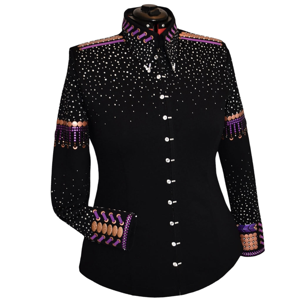 Rusty Coral and Violet All Day Shirt/Jacket (1X/2X)