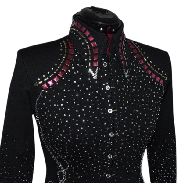 Show Clothes - Pink and Gold All Day Jacket (XS) - Lisa Nelle