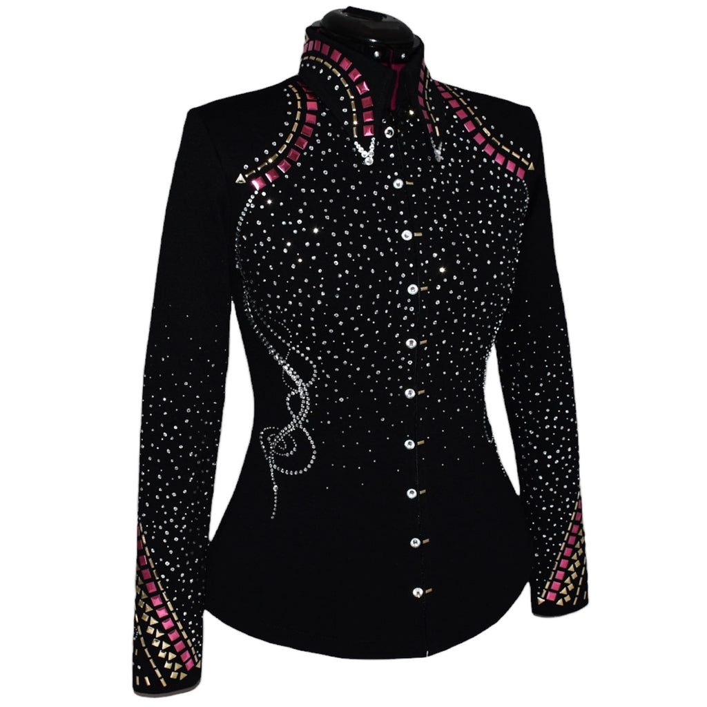 Show Clothes - Pink and Gold All Day Jacket (XS) - Lisa Nelle
