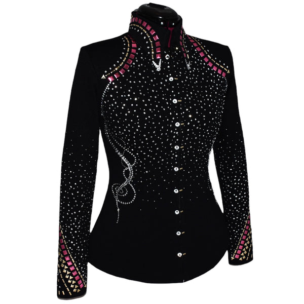 Show Clothes - Pink and Gold All Day Jacket (XS) - Lisa Nelle