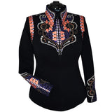 Show Clothes - Violet, Purple and Coral All Day Jacket (L) - Lisa Nelle