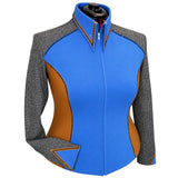 Plaid Color Block All Day Jacket (1X)