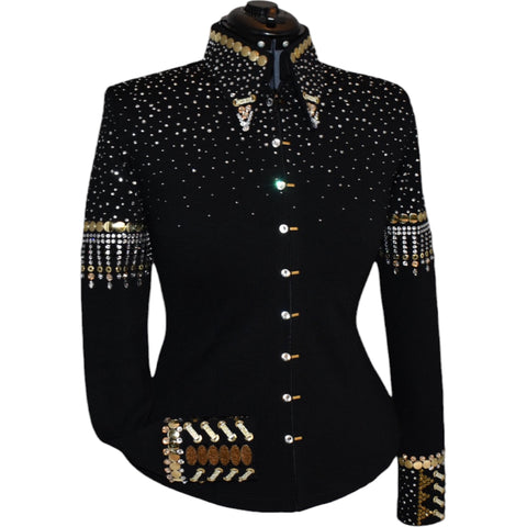 Golden Faux Fringe Show Shirt