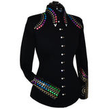 Show Clothes - Jewel Tones Show Shirt (S) - Lisa Nelle