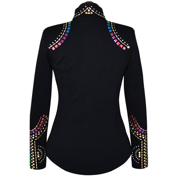 Show Clothes - Jewel Tones Show Shirt (S) - Lisa Nelle