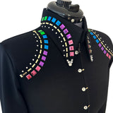 Show Clothes - Jewel Tones Show Shirt (S) - Lisa Nelle