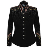 Show Clothes - Rosé and Gold Show Shirt (L) - Lisa Nelle