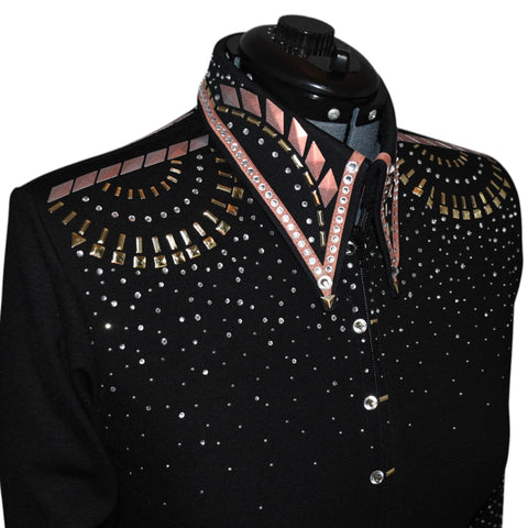 Rosé and Gold Show Shirt (L)
