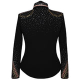 Show Clothes - Rosé and Gold Show Shirt (L) - Lisa Nelle