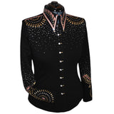 Show Clothes - Rosé and Gold Show Shirt (L) - Lisa Nelle
