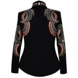 Show Clothes - Warm Tones Show Shirt (XL) - Lisa Nelle