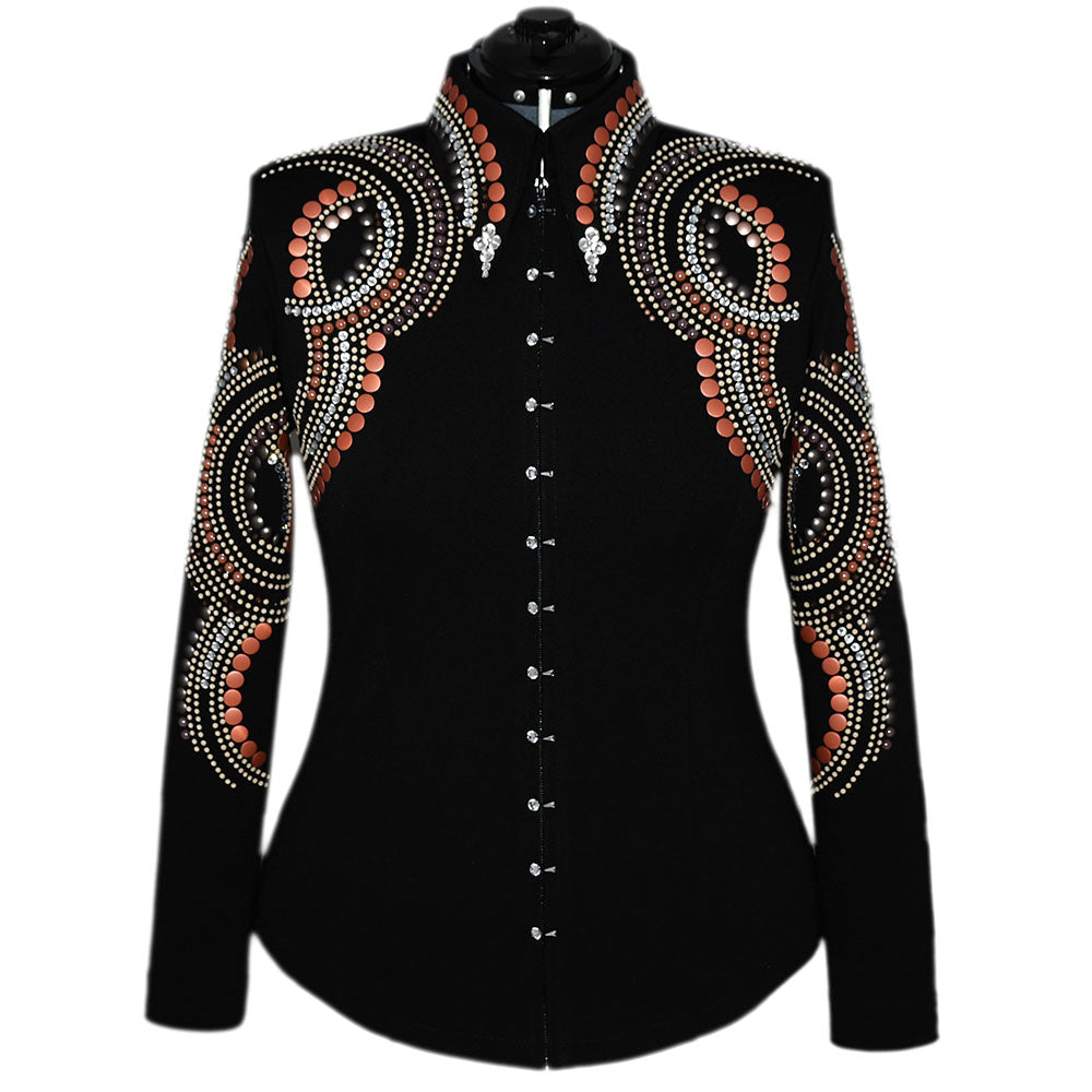 Show Clothes - Warm Tones Show Shirt (XL) - Lisa Nelle