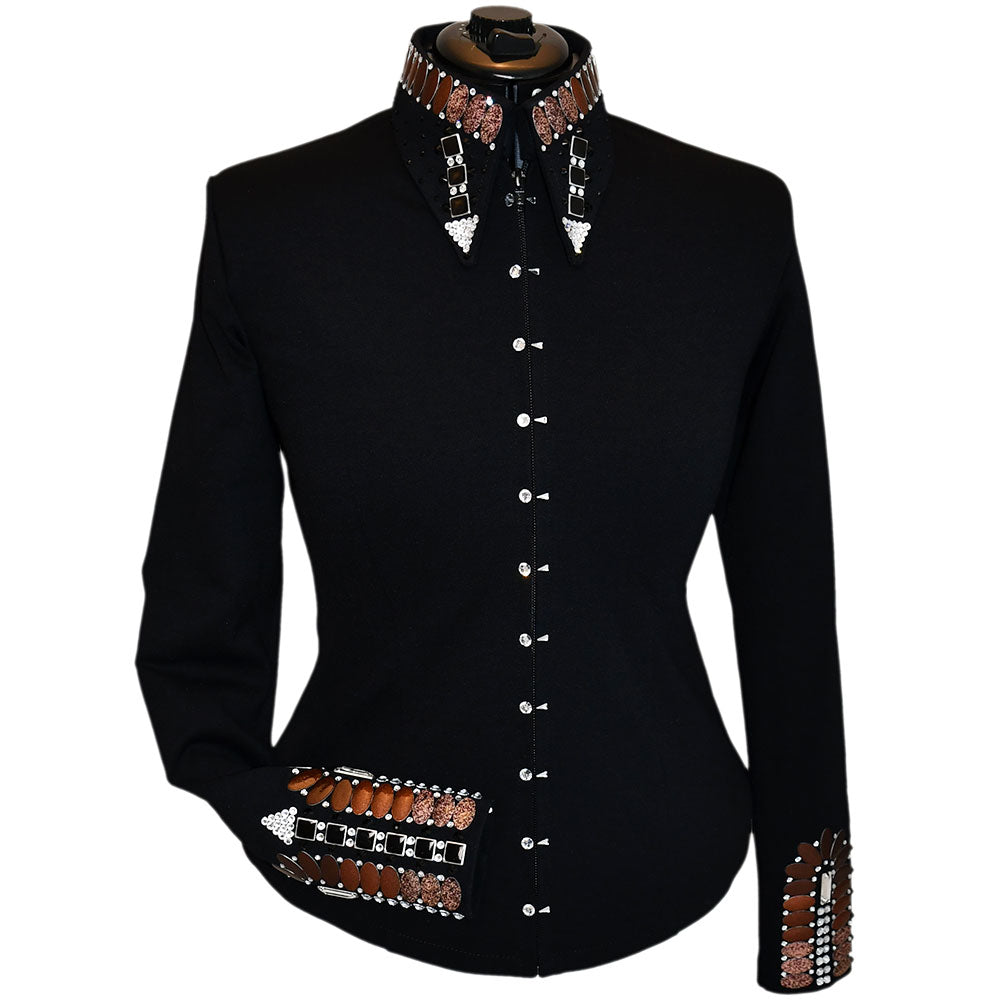 Rose Western Show Shirt (S/M)