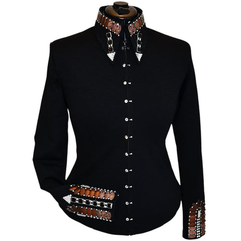 Rose Western Show Shirt (S/M)