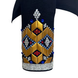 Show Clothes - Red, Gold and Blue Show Shirt (S/M) - Lisa Nelle