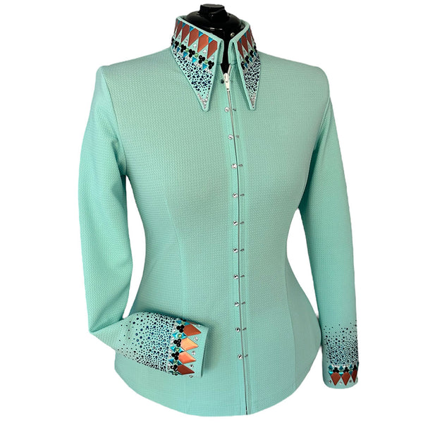 Show Clothes - Mint Show Shirt (M) - Lisa Nelle