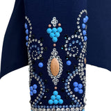 Show Clothes - Navy Show Shirt (L) - Lisa Nelle