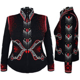 Show Clothes - Crystal Ruby Show Jacket (2X) - Lisa Nelle