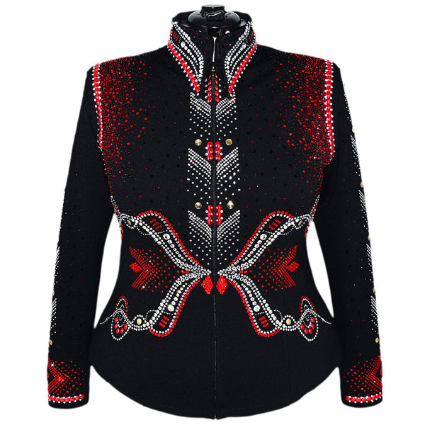 Show Clothes - Crystal Ruby Show Jacket (2X) - Lisa Nelle