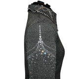 Houndstooth Plaid Show Shirt (M)