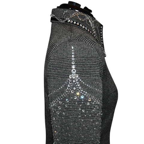 Houndstooth Plaid Show Shirt (M)